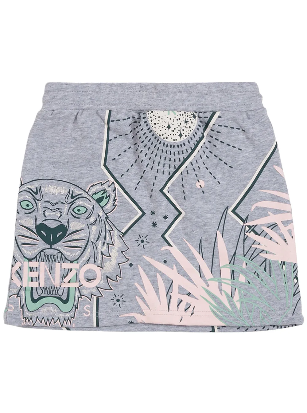 Kenzo Kids Logo Tiger Print Skirt