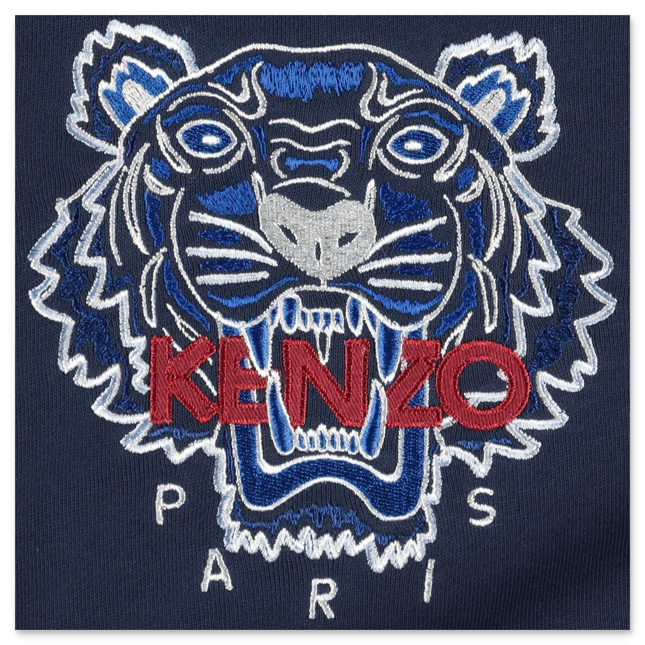 Kenzo Kids Tiger Embroidered Crewneck Sweatshirt