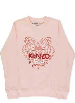 Kenzo Kids Tiger Embroidered Sweatshirt
