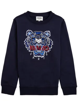 Kenzo Kids Tiger Embroidered Sweatshirt