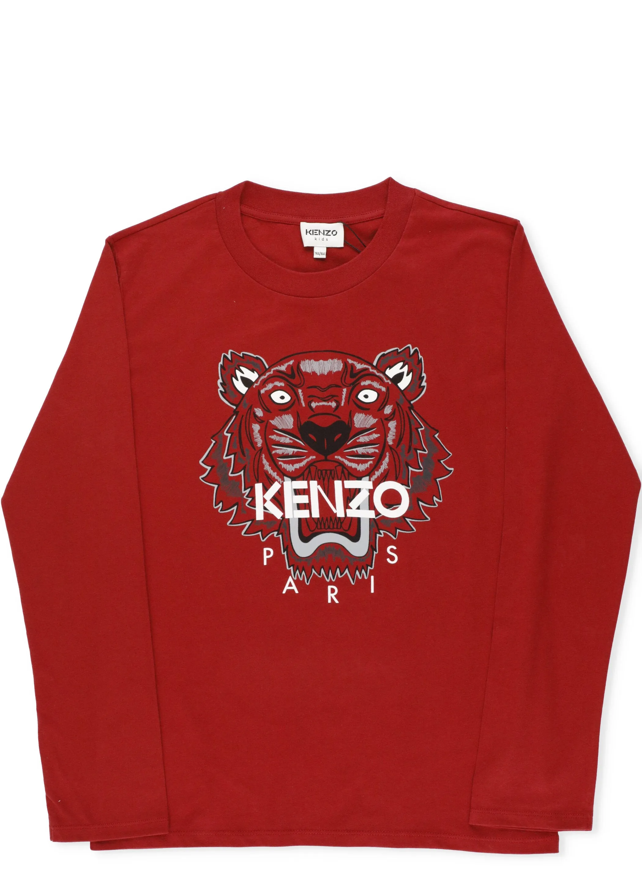 Kenzo Kids Tiger Printed Long Sleeve T-Shirt