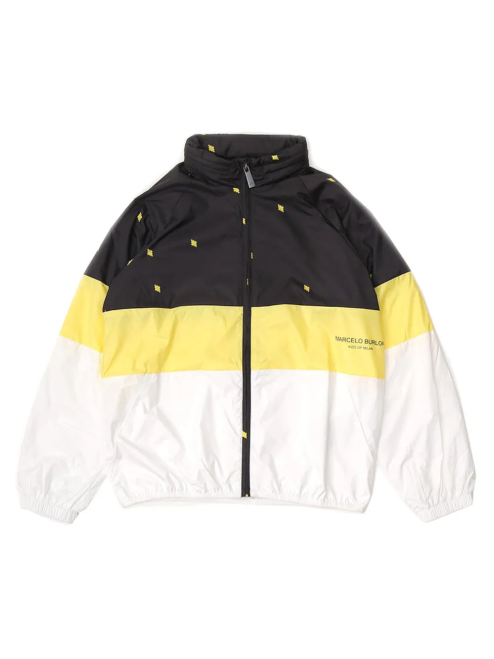 Marcelo Burlon County Of Milan Kids Logo Printed Zipped Jacket