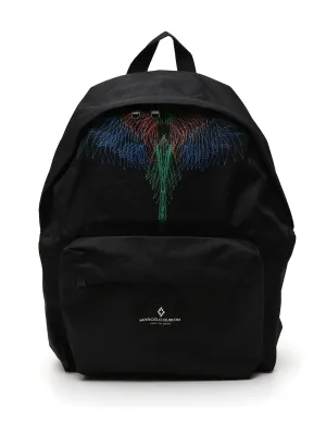 Marcelo Burlon County Of Milan Kids Wings Printed Backpack