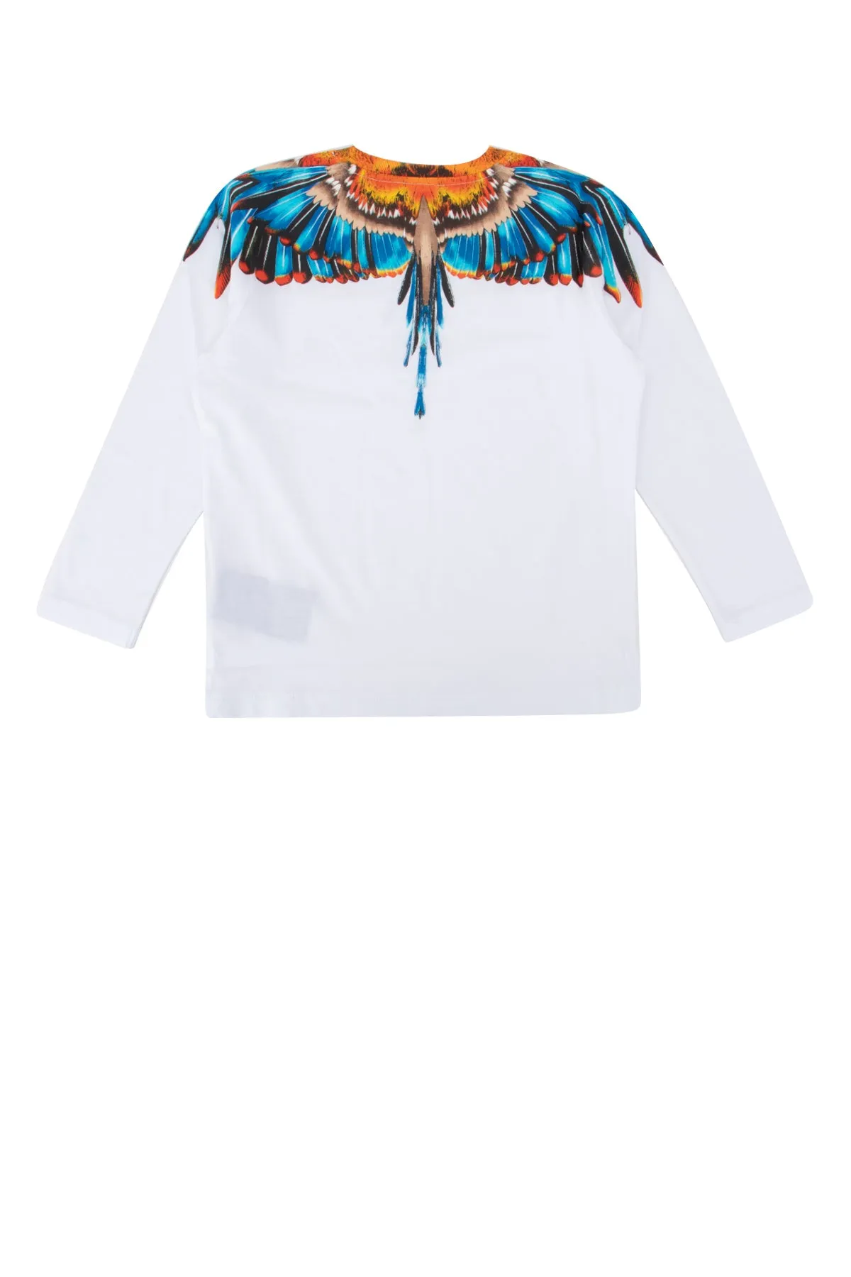 Marcelo Burlon County Of Milan Kids Wings Printed Long Sleeve T-Shirt
