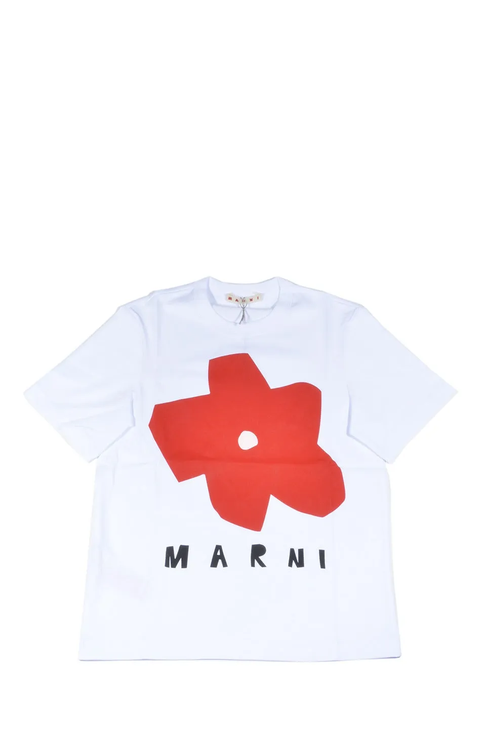 Marni Kids Logo Print Crewneck T-Shirt