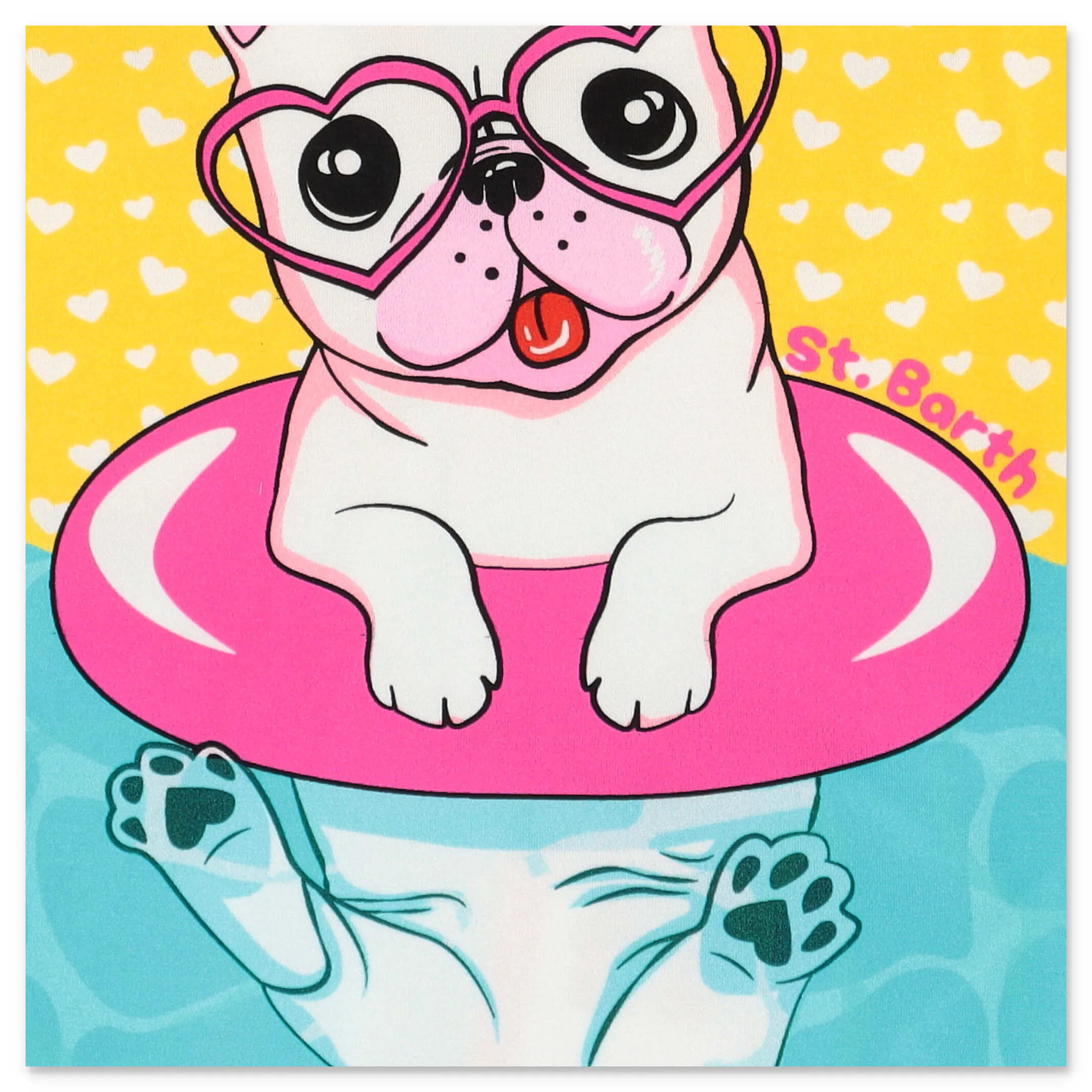 Mc2 Saint Barth Kids Carol Dog Printed Swimsuit