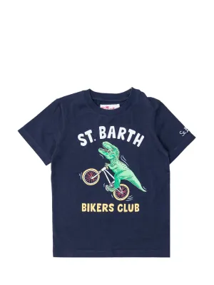 Mc2 Saint Barth Kids Dinosaur Printed T-Shirt