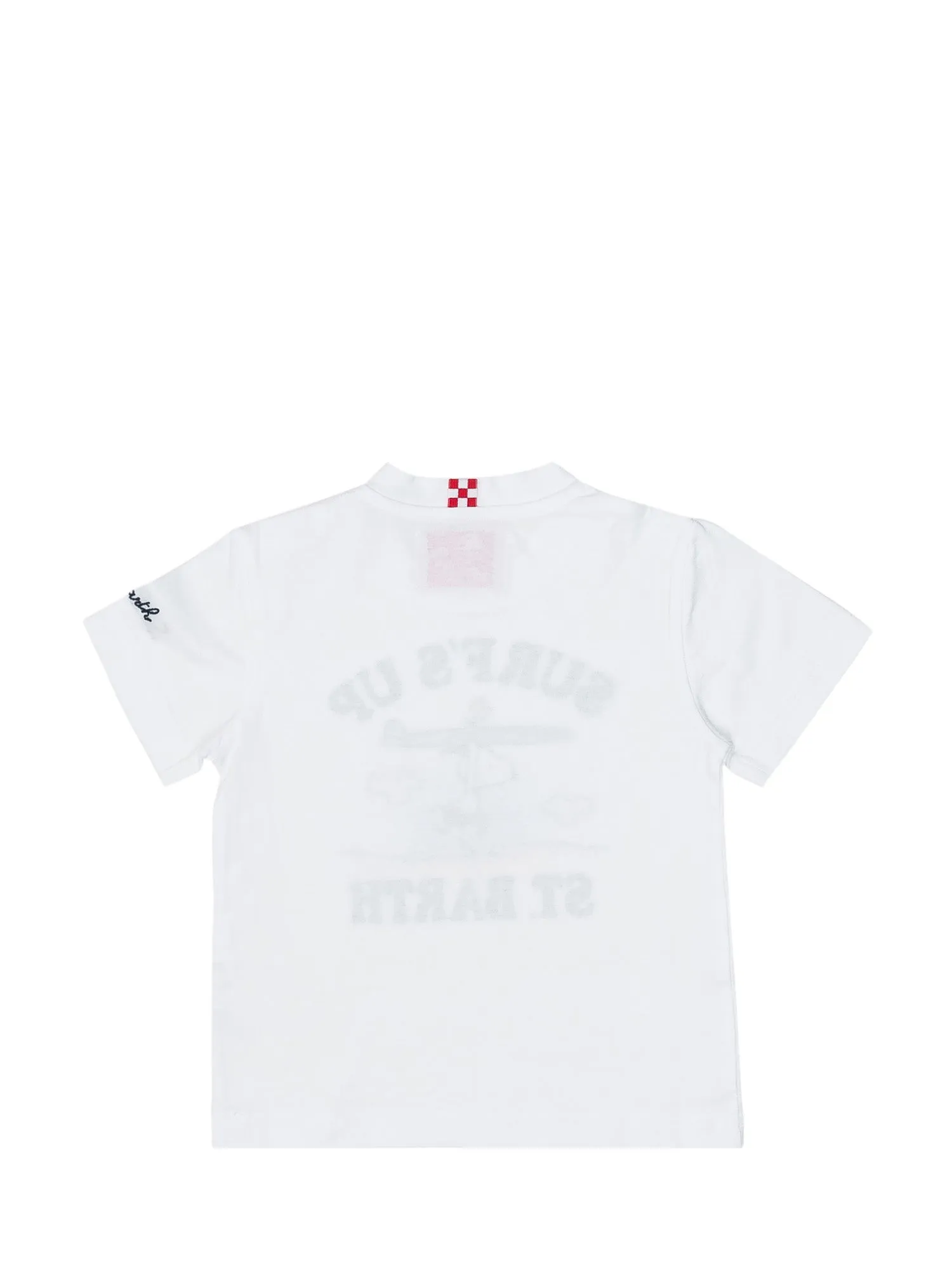 Mc2 Saint Barth Kids Surfing Snoopy Printed T-Shirt