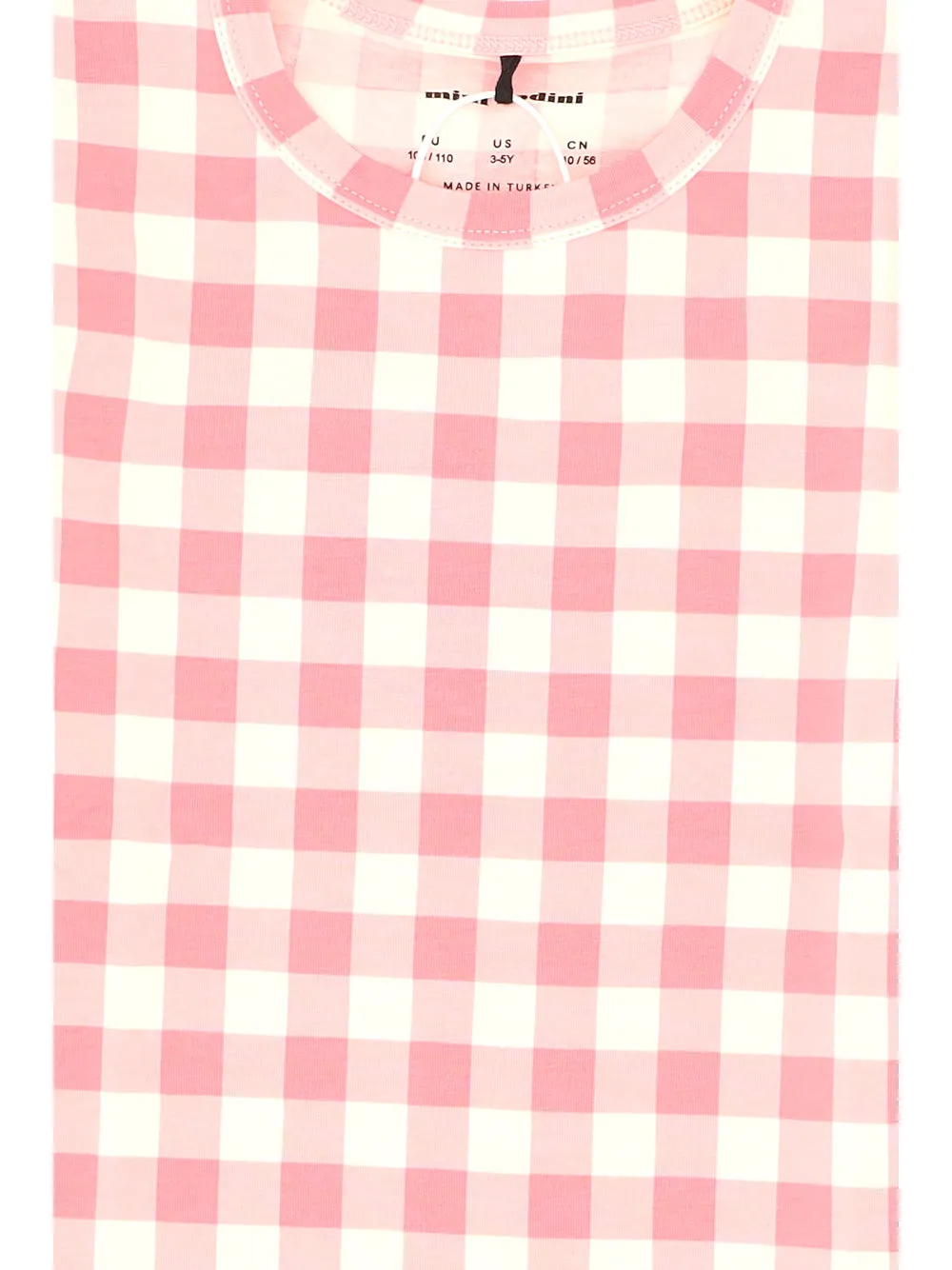 Mini Rodini Gingham Crewneck T-Shirt