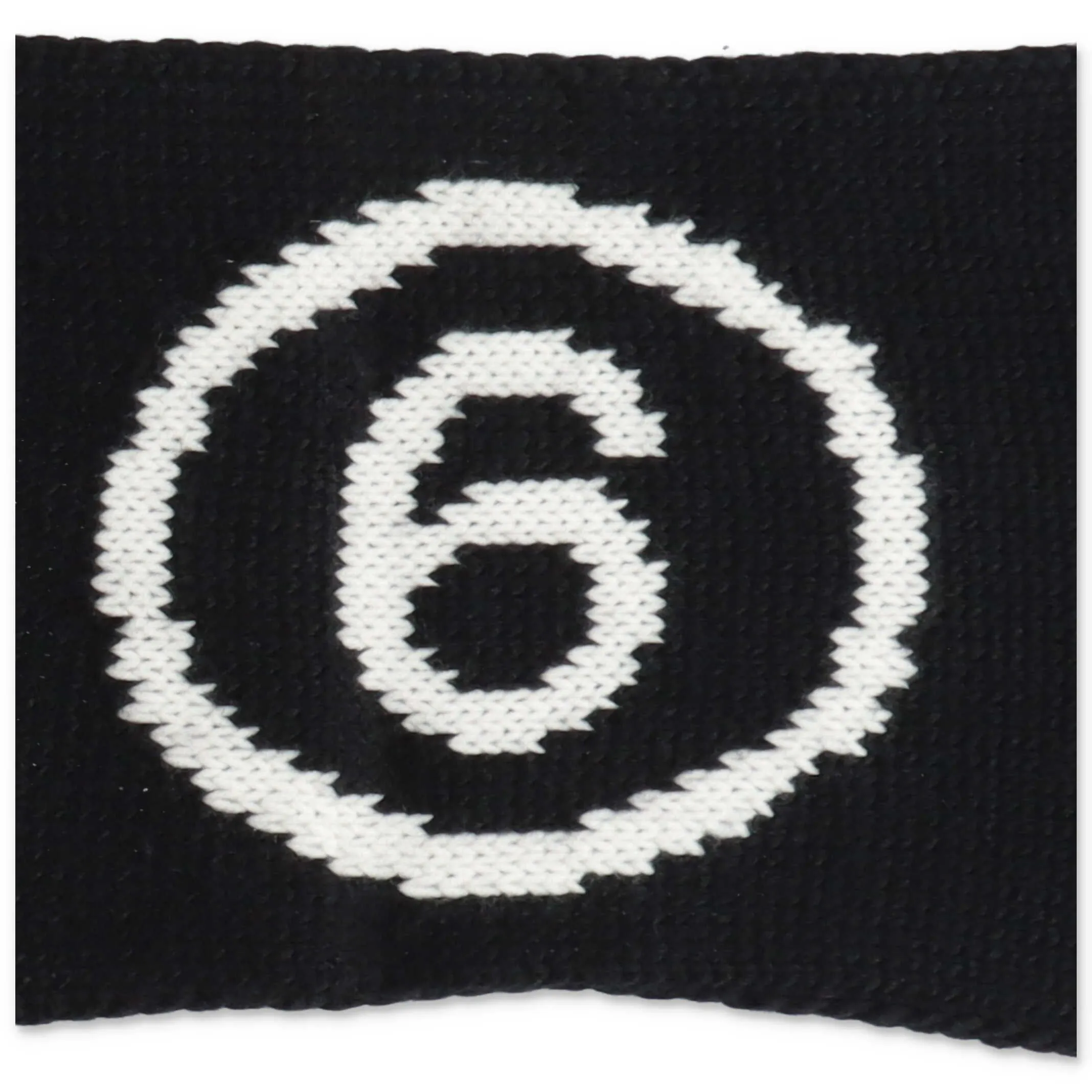 MM6 Maison Margiela Kids Logo Intarsia Knit Scarf