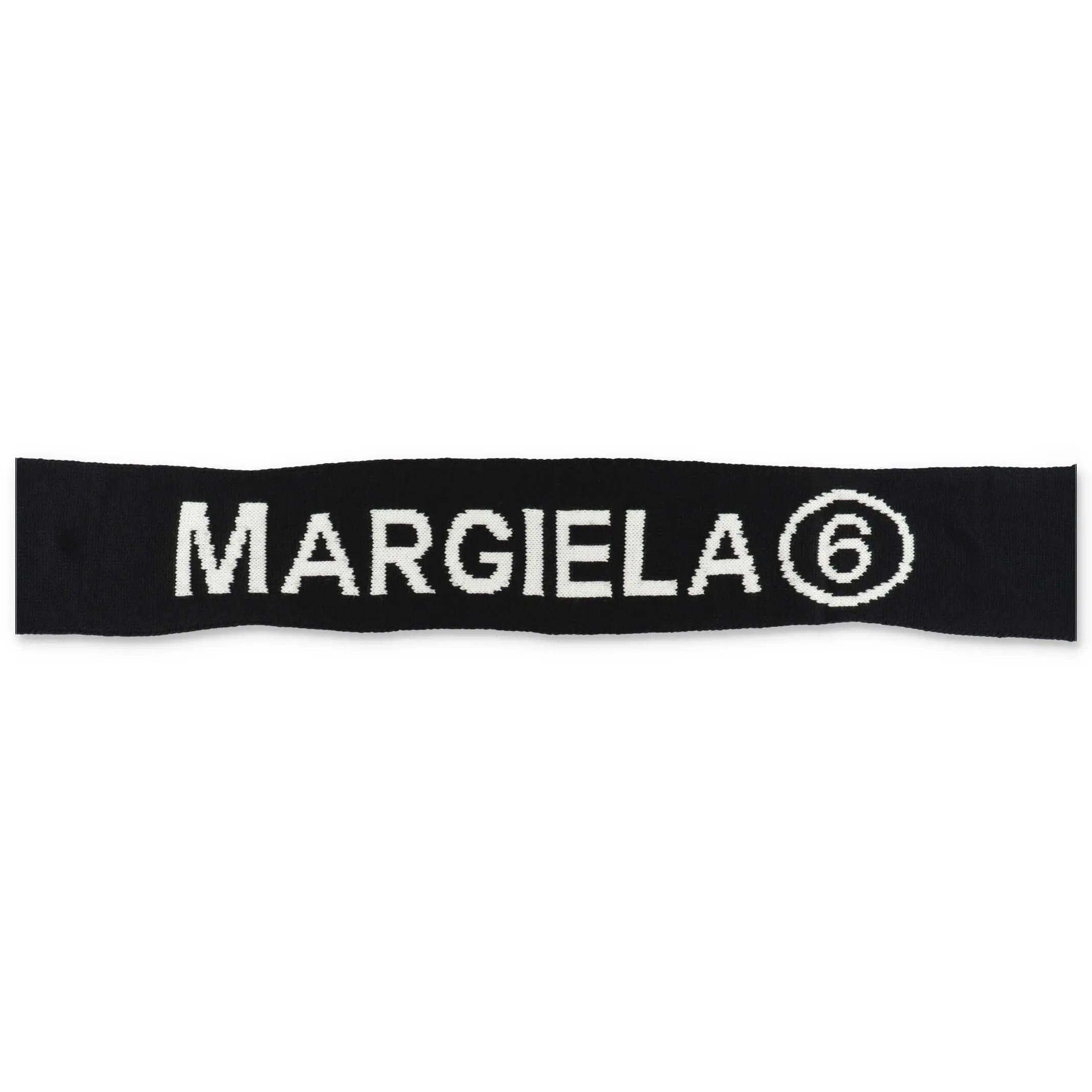 MM6 Maison Margiela Kids Logo Intarsia Knit Scarf