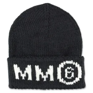 MM6 Maison Margiela Kids Logo Knit Beanie