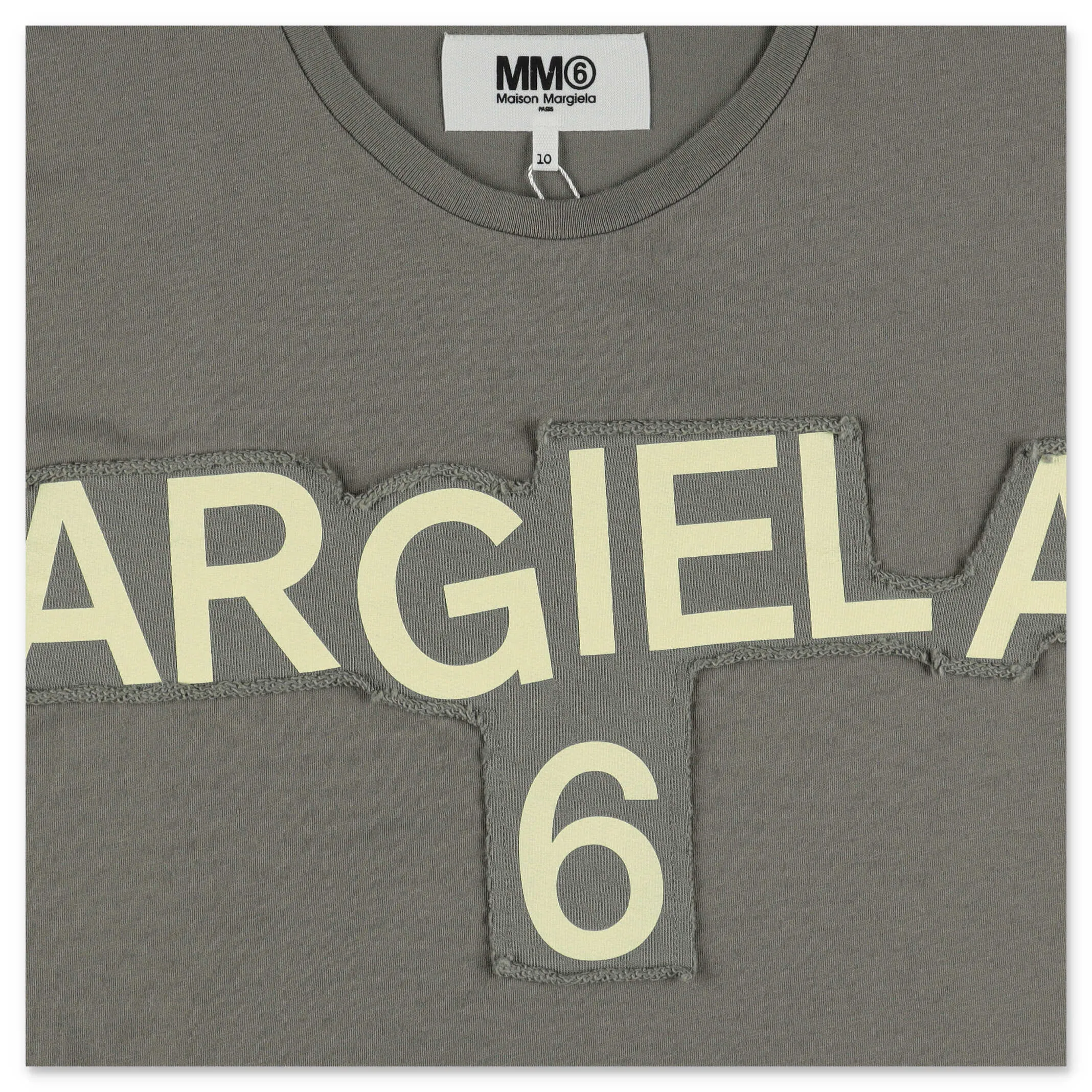 MM6 Maison Margiela Kids Logo Printed Crewneck T-Shirt