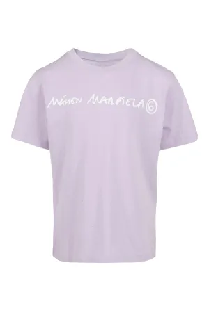 MM6 Maison Margiela Kids Logo Printed T-Shirt