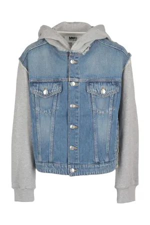 MM6 Maison Margiela Kids Panelled Long-Sleeved Jacket