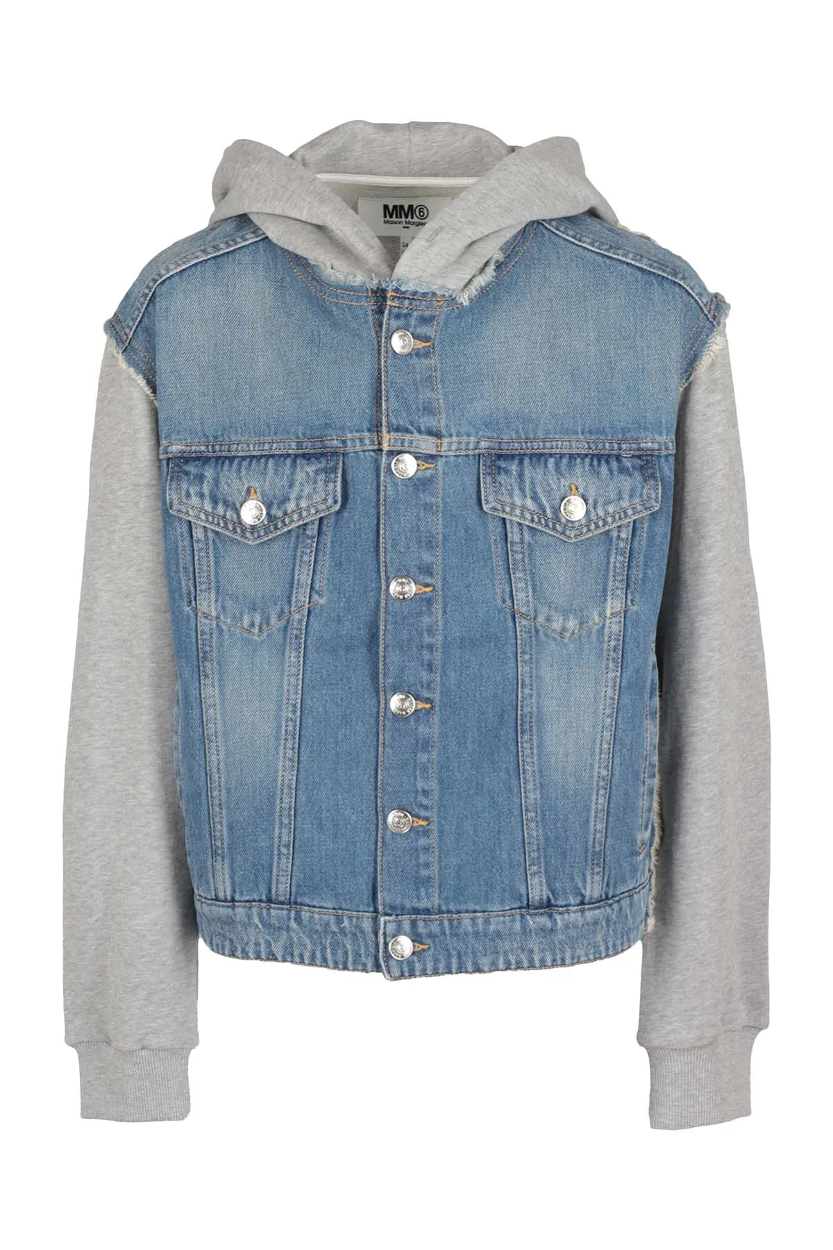MM6 Maison Margiela Kids Panelled Long-Sleeved Jacket