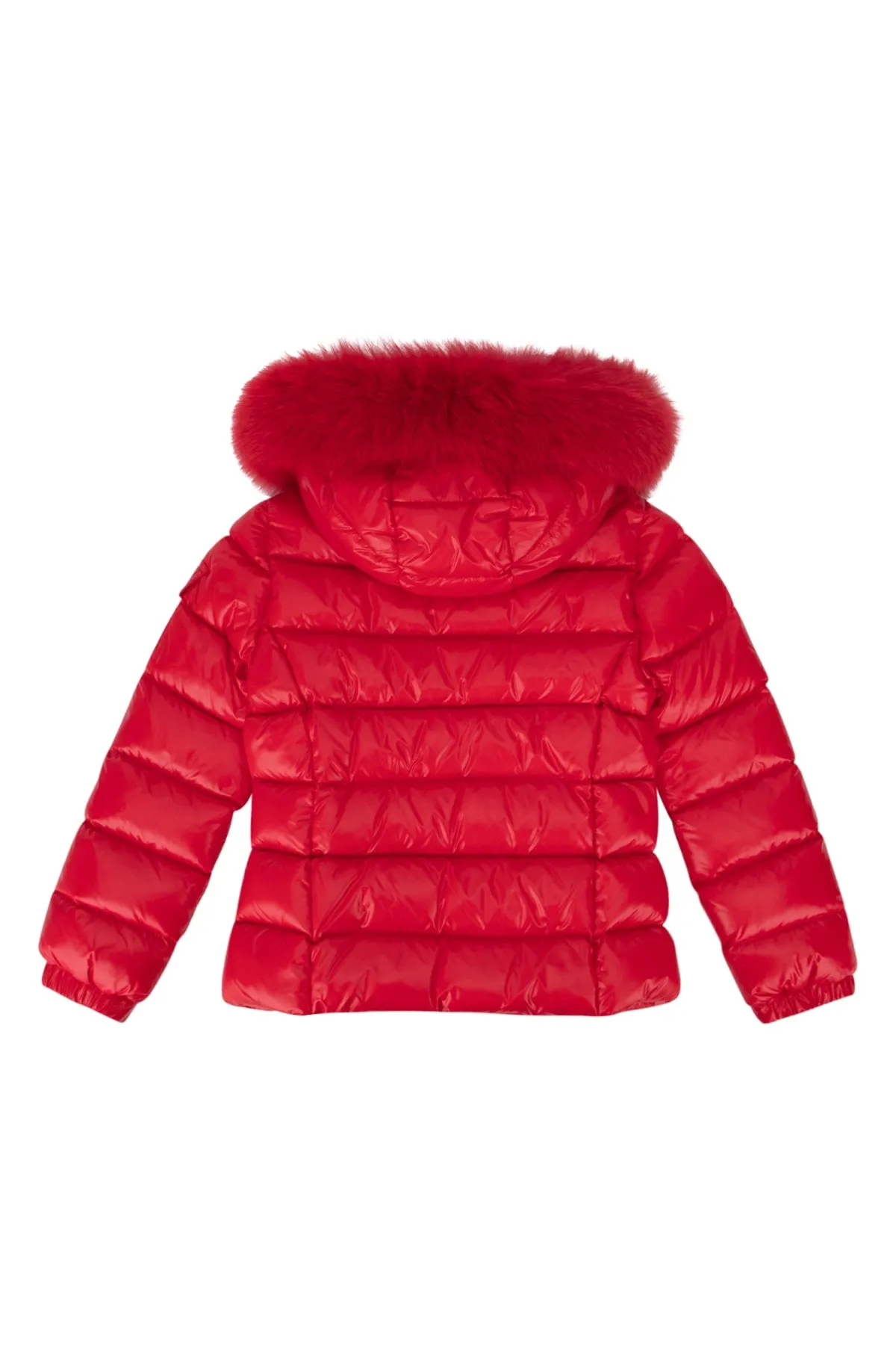 Moncler Enfant Fur Trim Down Jacket