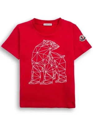 Moncler Enfant Graphic Printed T-Shirt