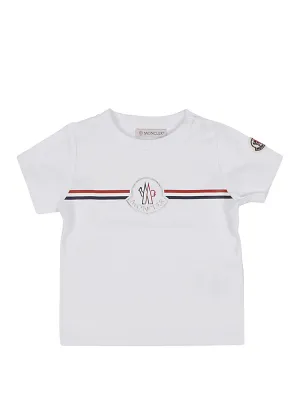 Moncler Enfant Logo Patch Crewneck T-Shirt