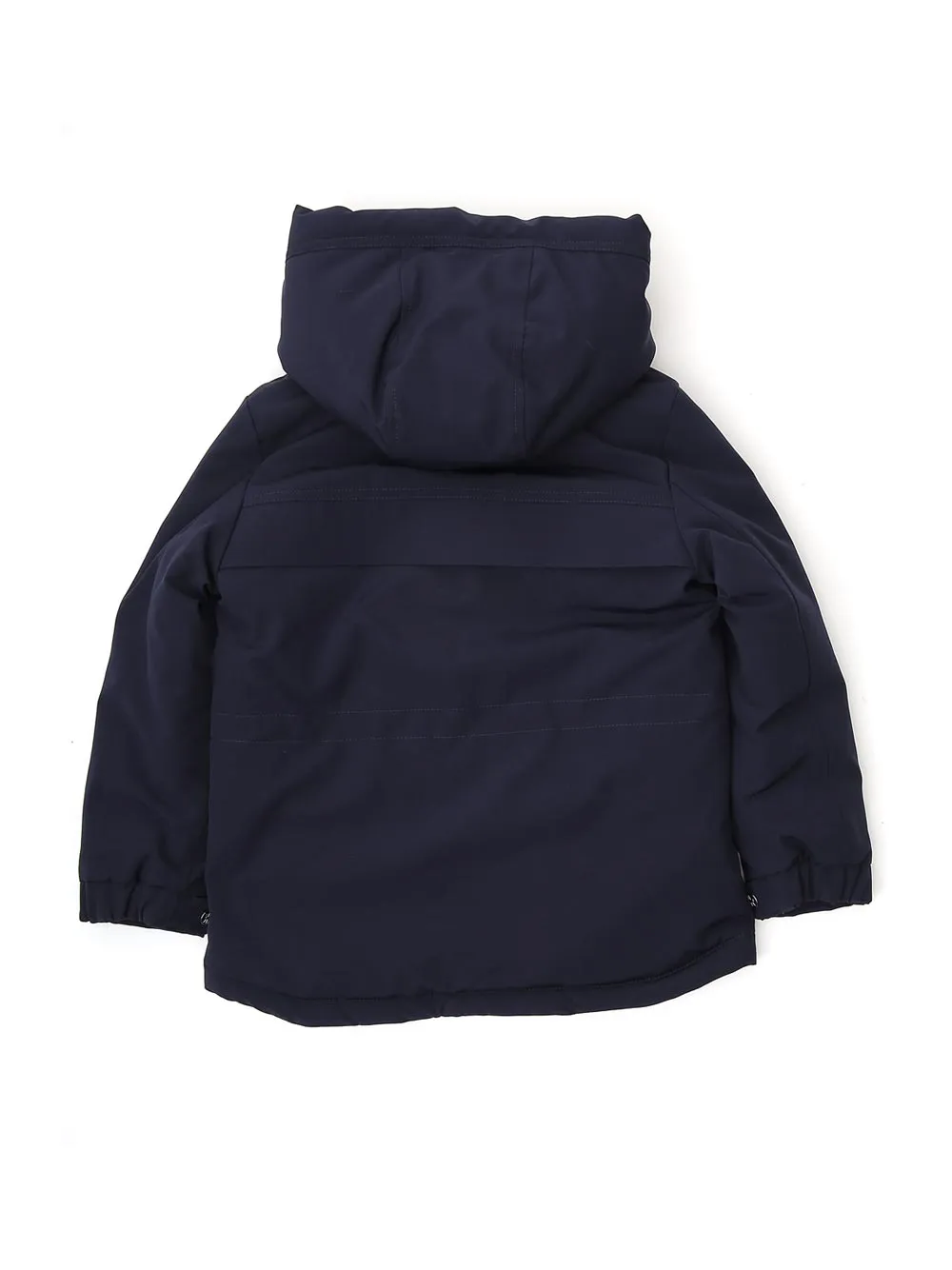 Moncler Enfant Logo Patch Hooded Coat