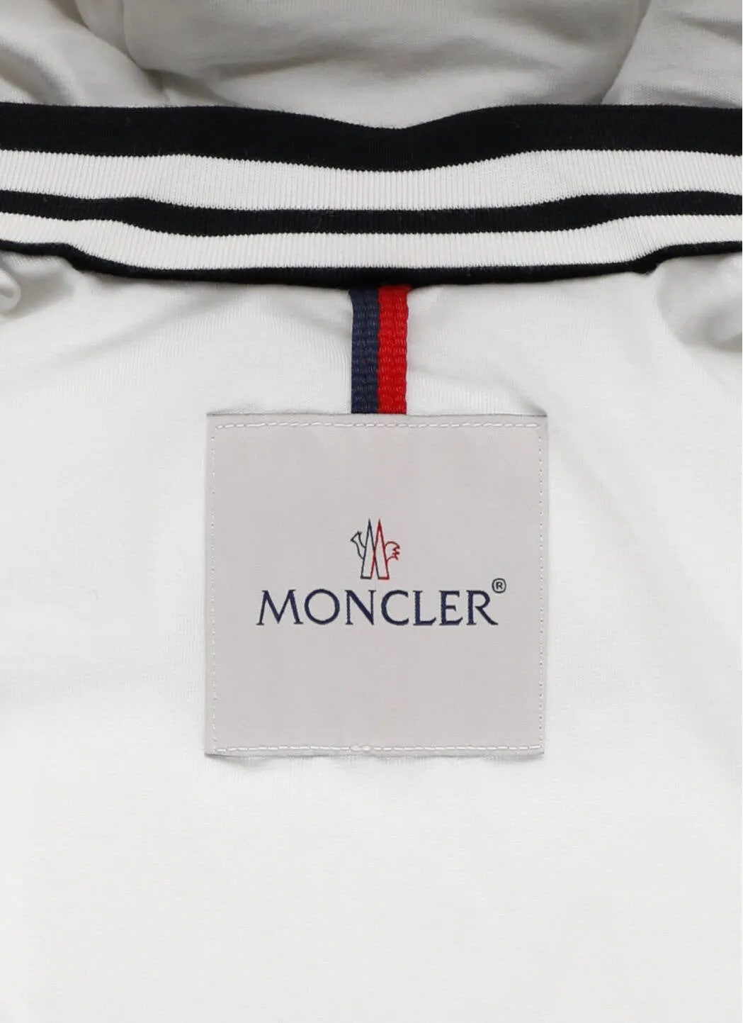 Moncler Enfant Logo Patch Hooded Coat