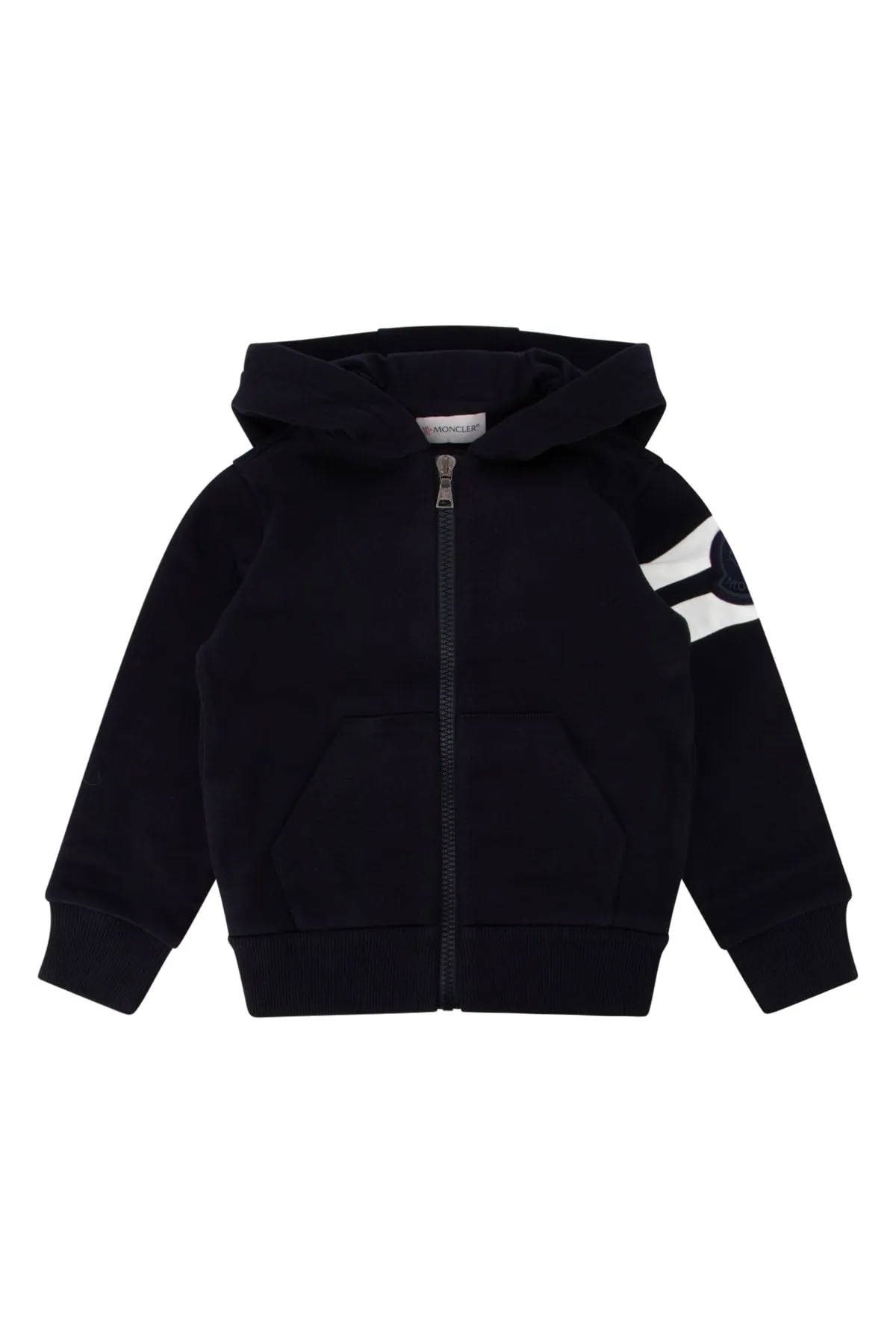 Moncler Enfant Logo Patch Hooded Jacket
