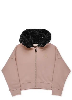 Moncler Enfant Logo Patch Hooded Jacket