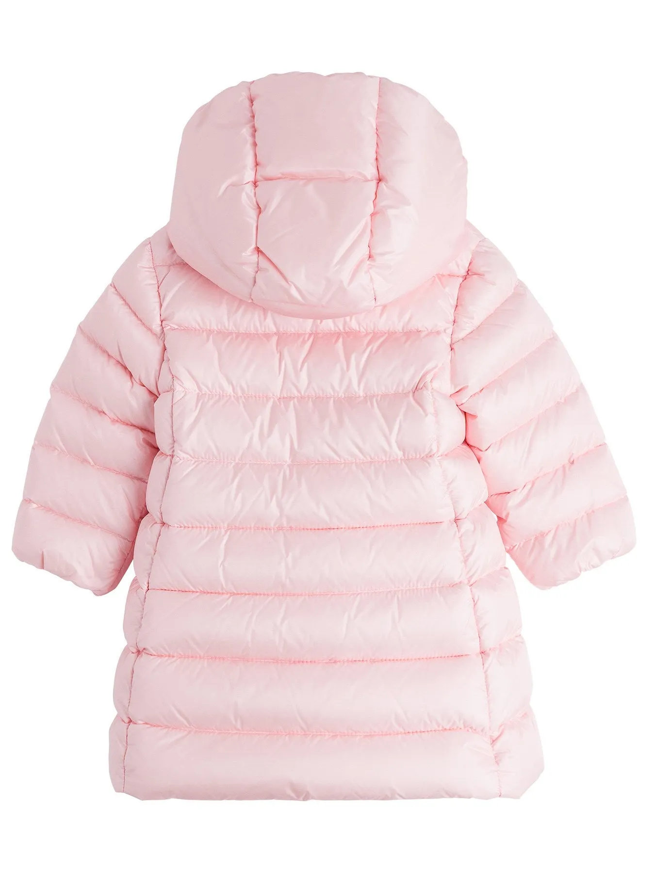 Moncler Enfant Logo Patch Hooded Puffer Coat