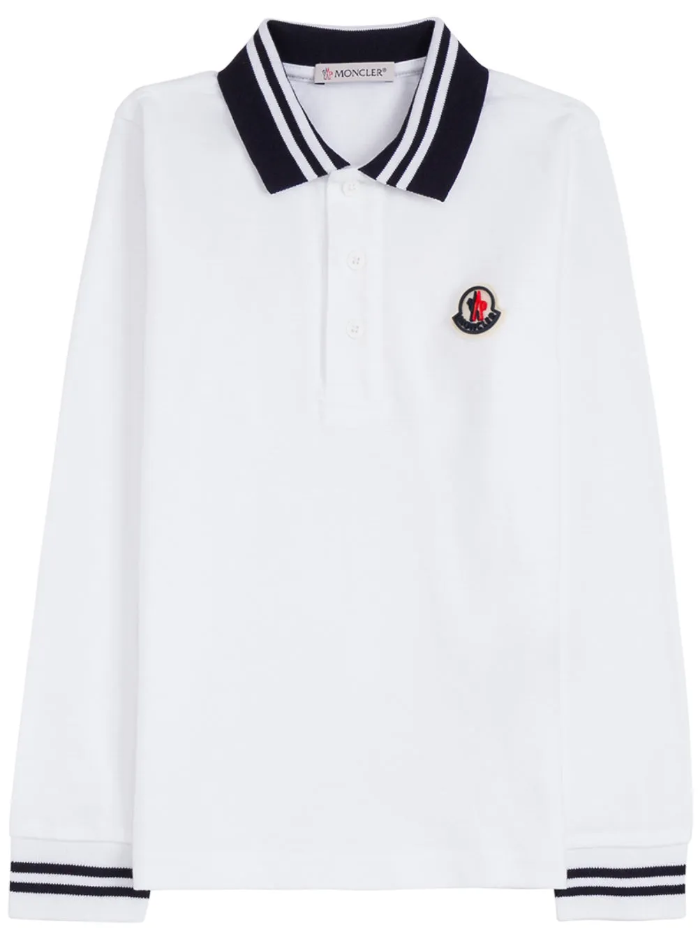 Moncler Enfant Logo Patch Polo Shirt