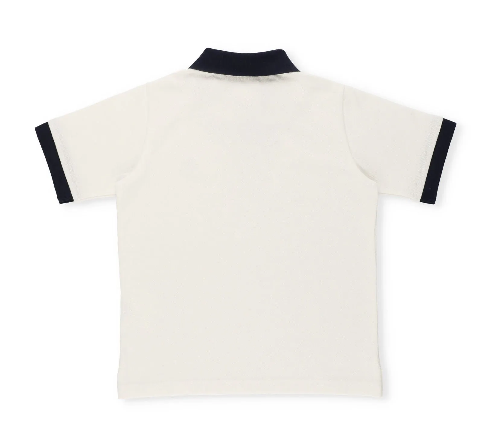 Moncler Enfant Logo Patch Short Sleeved Polo Shirt
