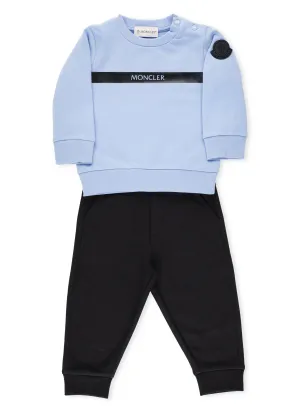 Moncler Enfant Logo Patch Tracksuit Set