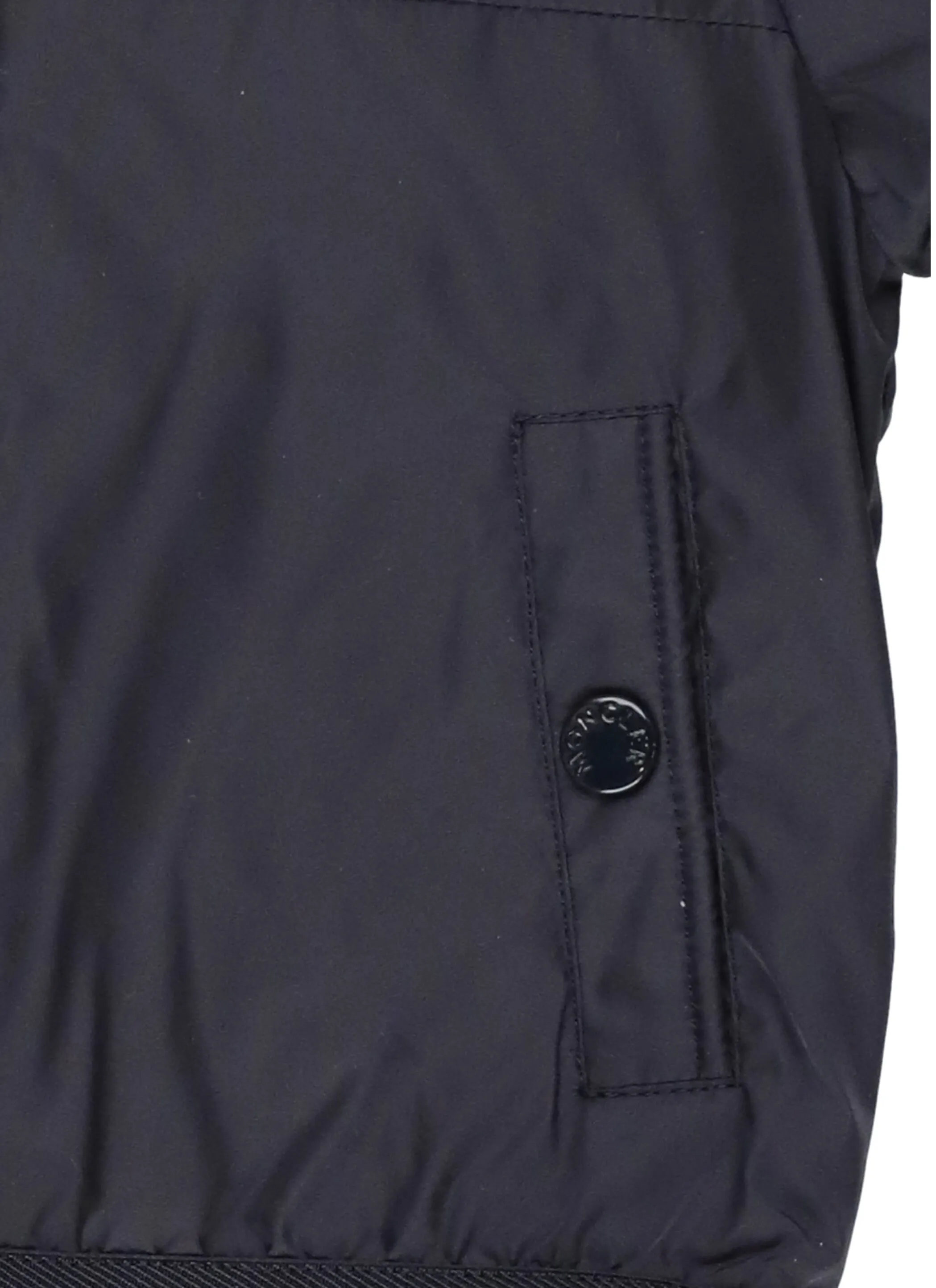 Moncler Enfant Logo Patch Zip-Up Jacket