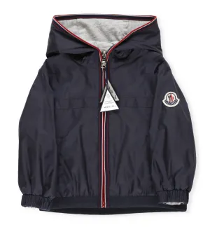 Moncler Enfant Logo Patch Zip-Up Jacket