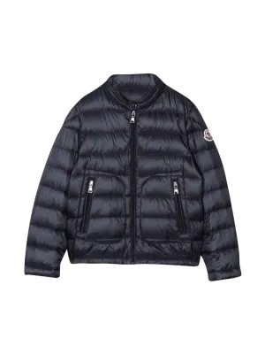 Moncler Enfant Logo Patch Zip-Up Padded Jacket