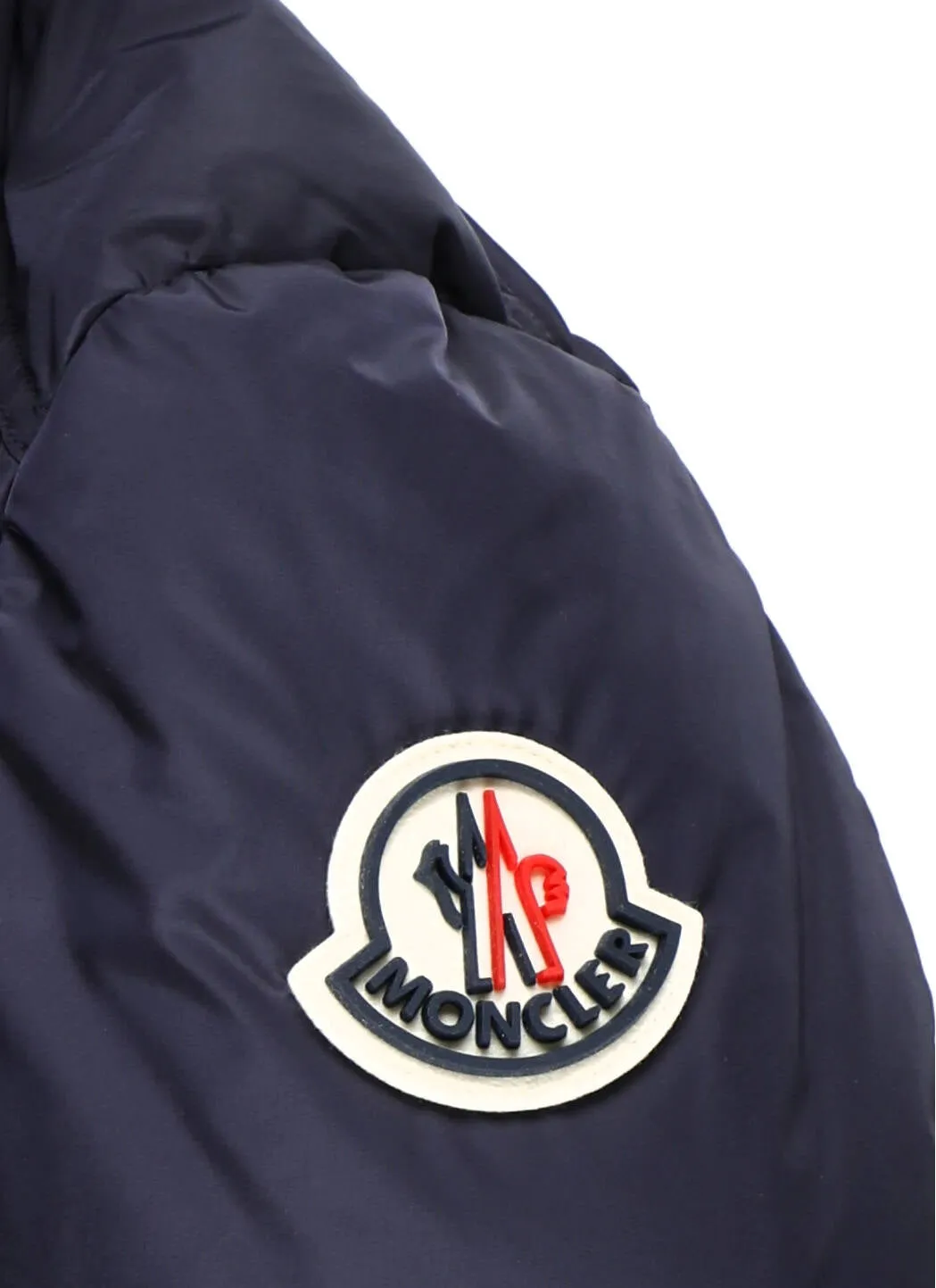 Moncler Enfant Logo Print Hooded Coat