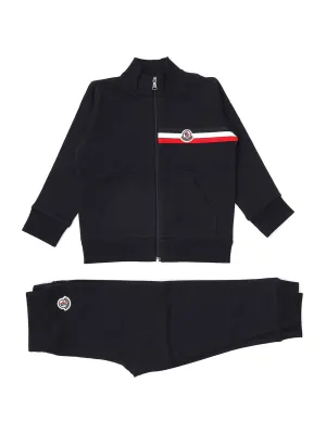 Moncler Enfant Logo Stripe Tracksuit