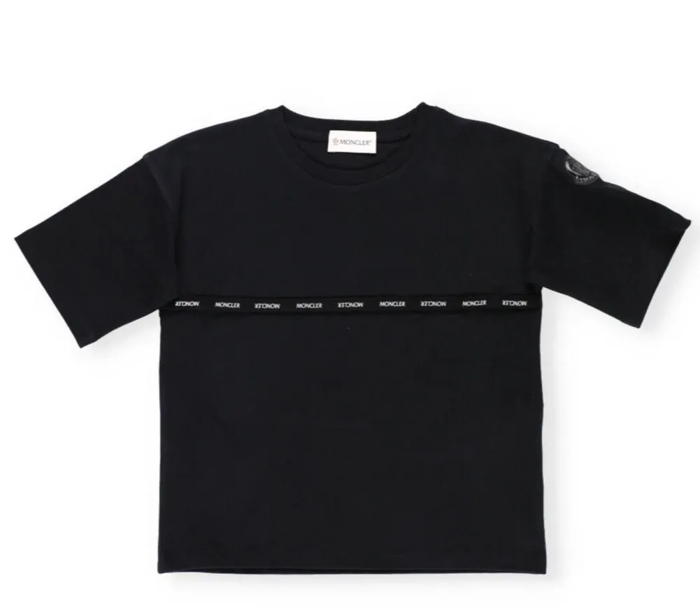 Moncler Enfant Logo Tape Detail T-Shirt