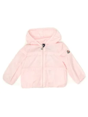 Moncler Enfant Ruffle Detail Hooded Jacket