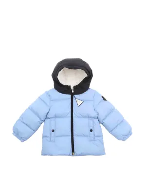 Moncler Enfant Two-Tone Hooded Puffer Jacket