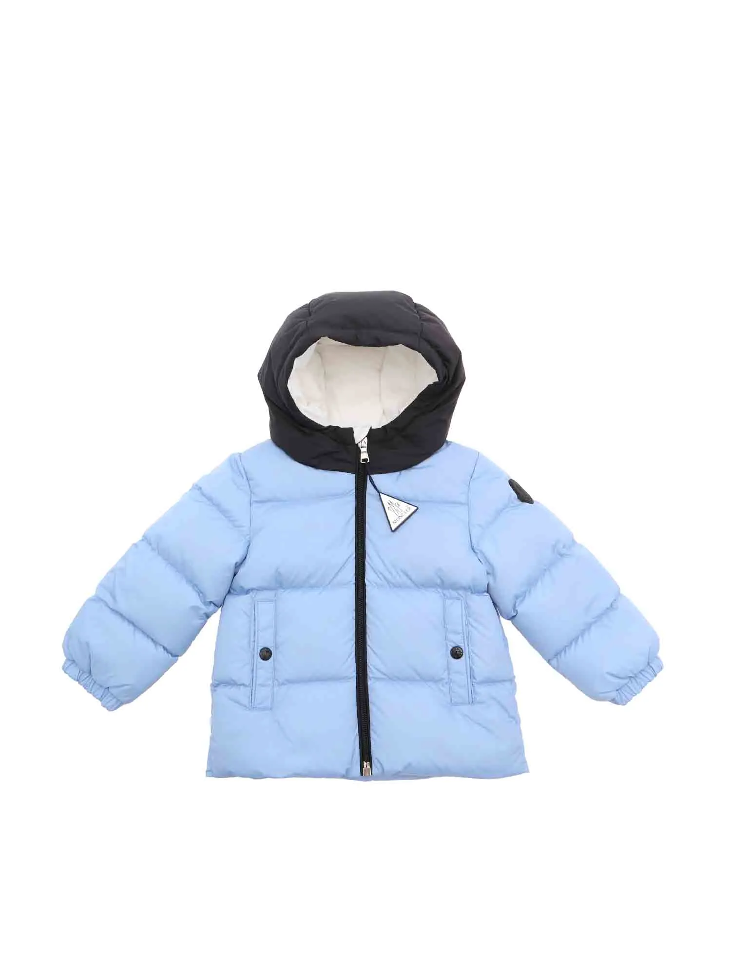 Moncler Enfant Two-Tone Hooded Puffer Jacket