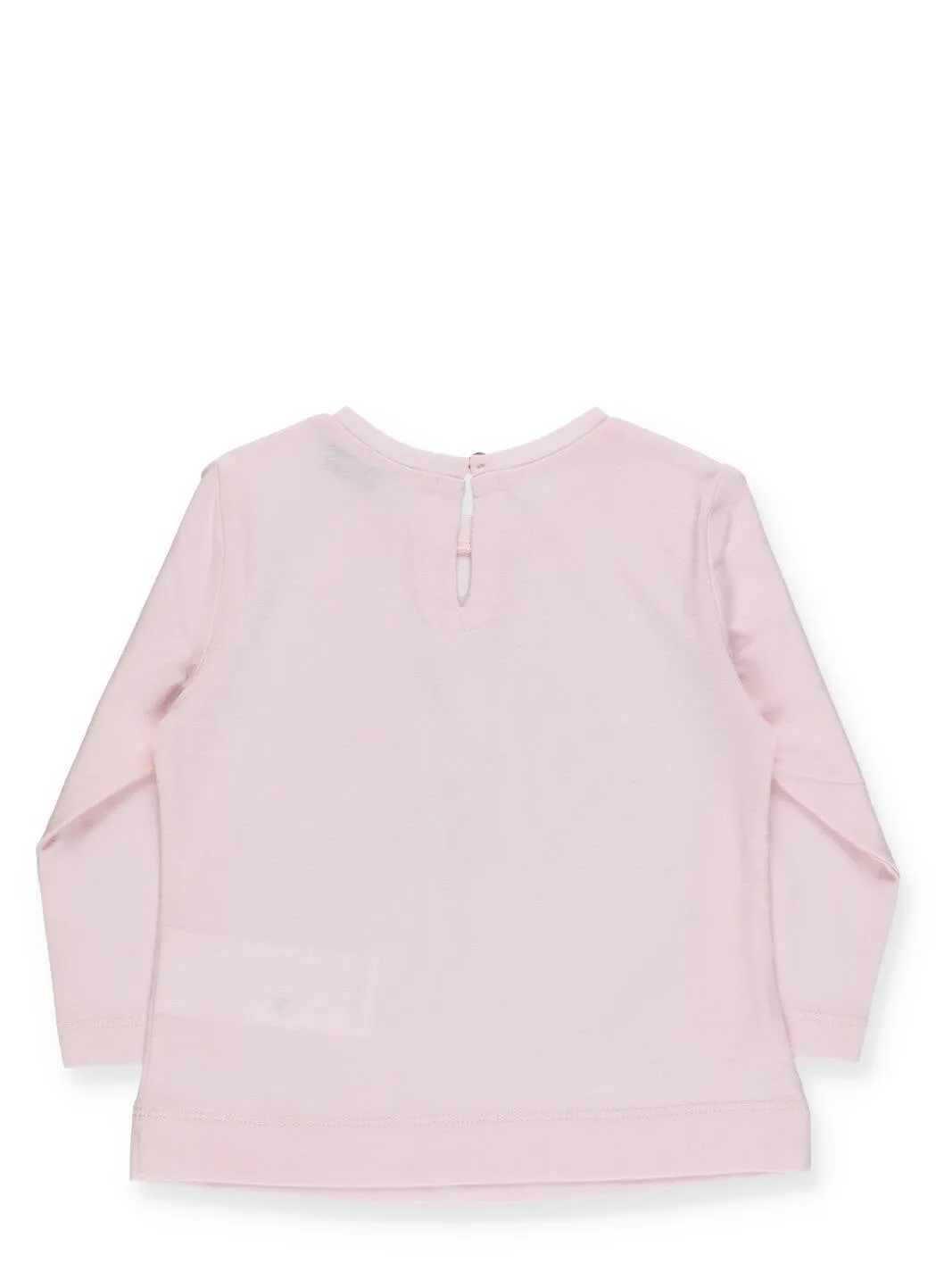 Monnalisa Kitten Printed Long Sleeve T-Shirt