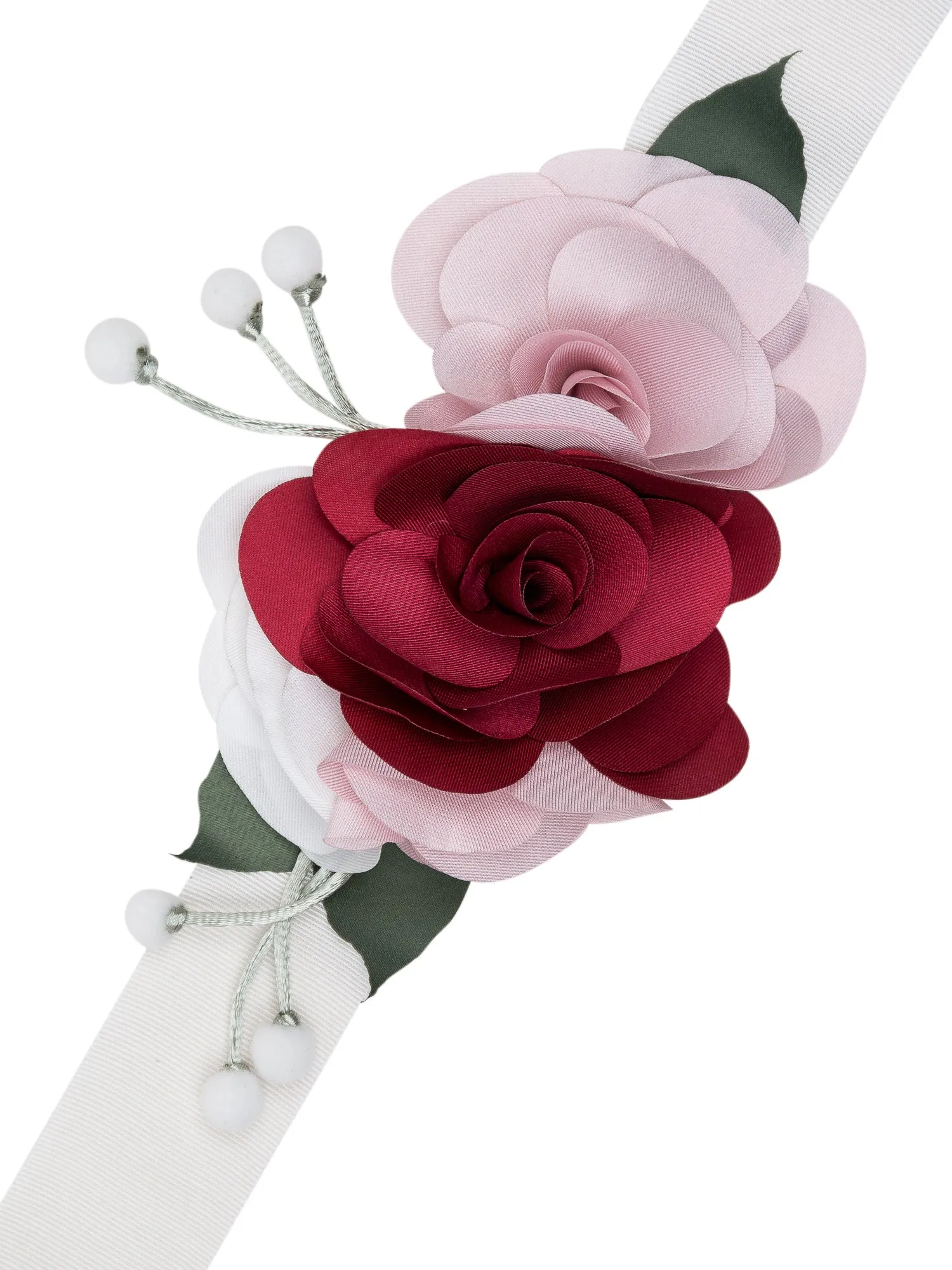 Monnalisa Rose Appliqu Tie Fastening Belt