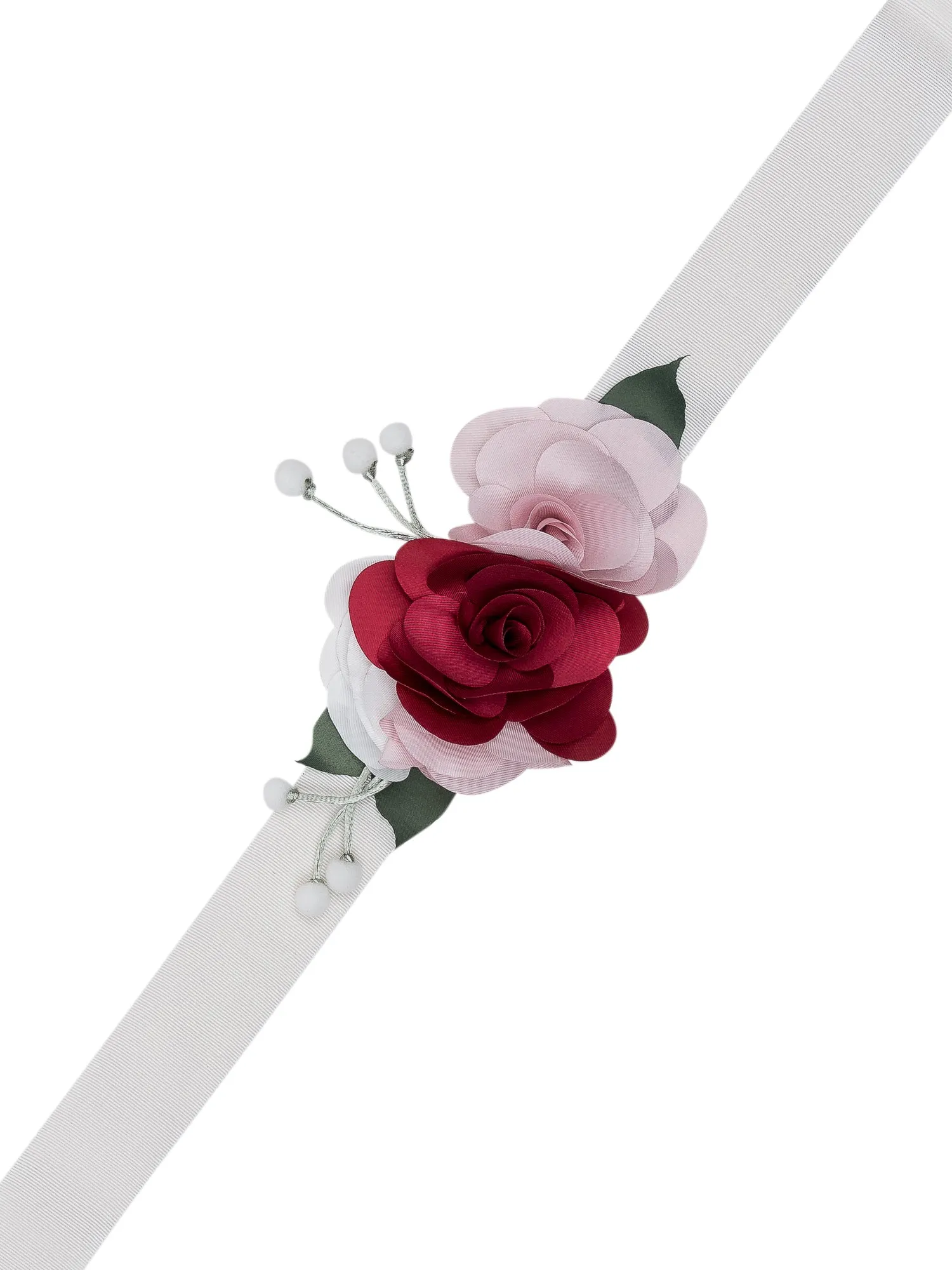Monnalisa Rose Appliqu Tie Fastening Belt