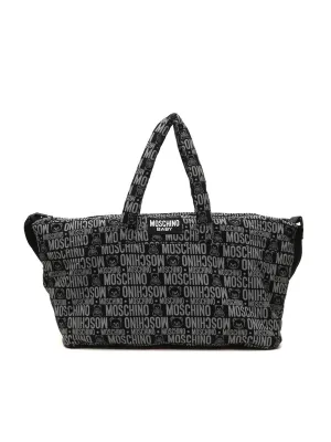 Moschino Kids Allover Logo Printed Changing Bag