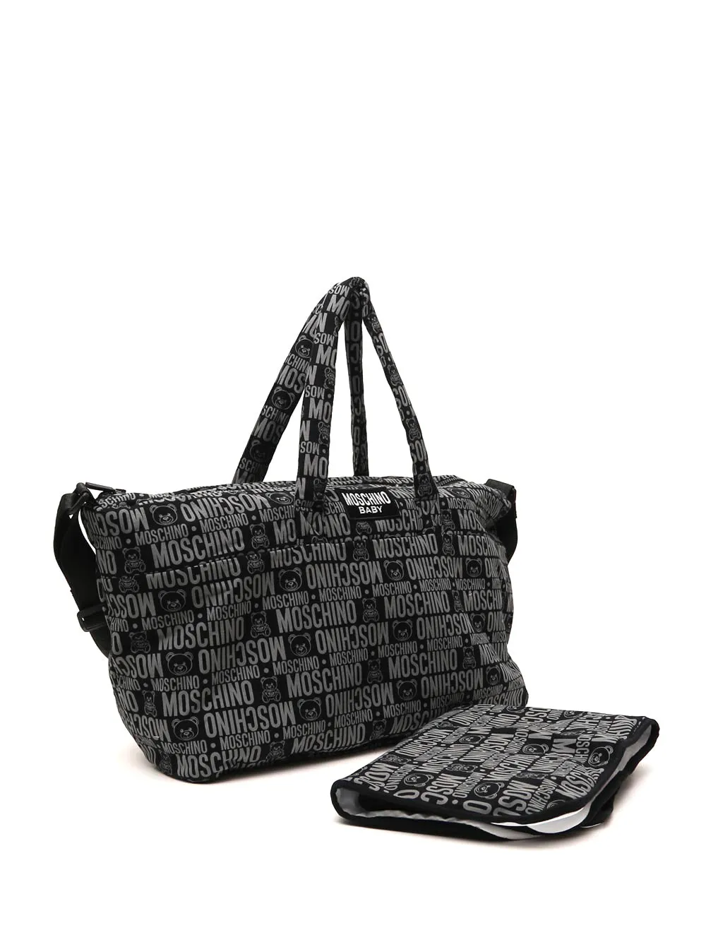 Moschino Kids Allover Logo Printed Changing Bag