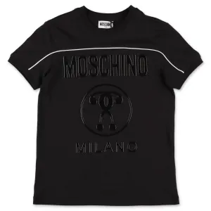 Moschino Kids Double Question Mark Logo Motif T-Shirt