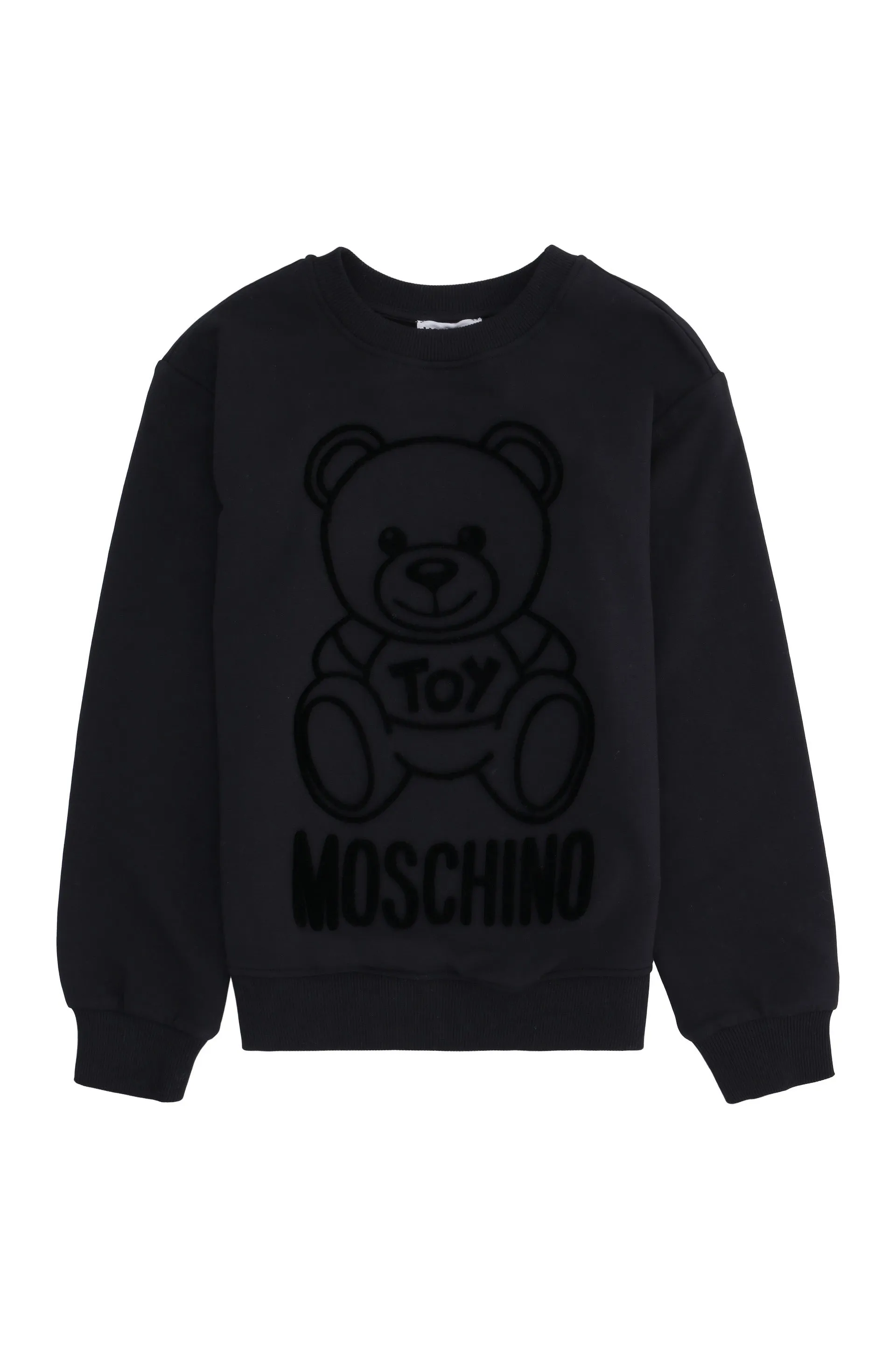 Moschino Kids Flocked Teddy Bear Sweatshirt