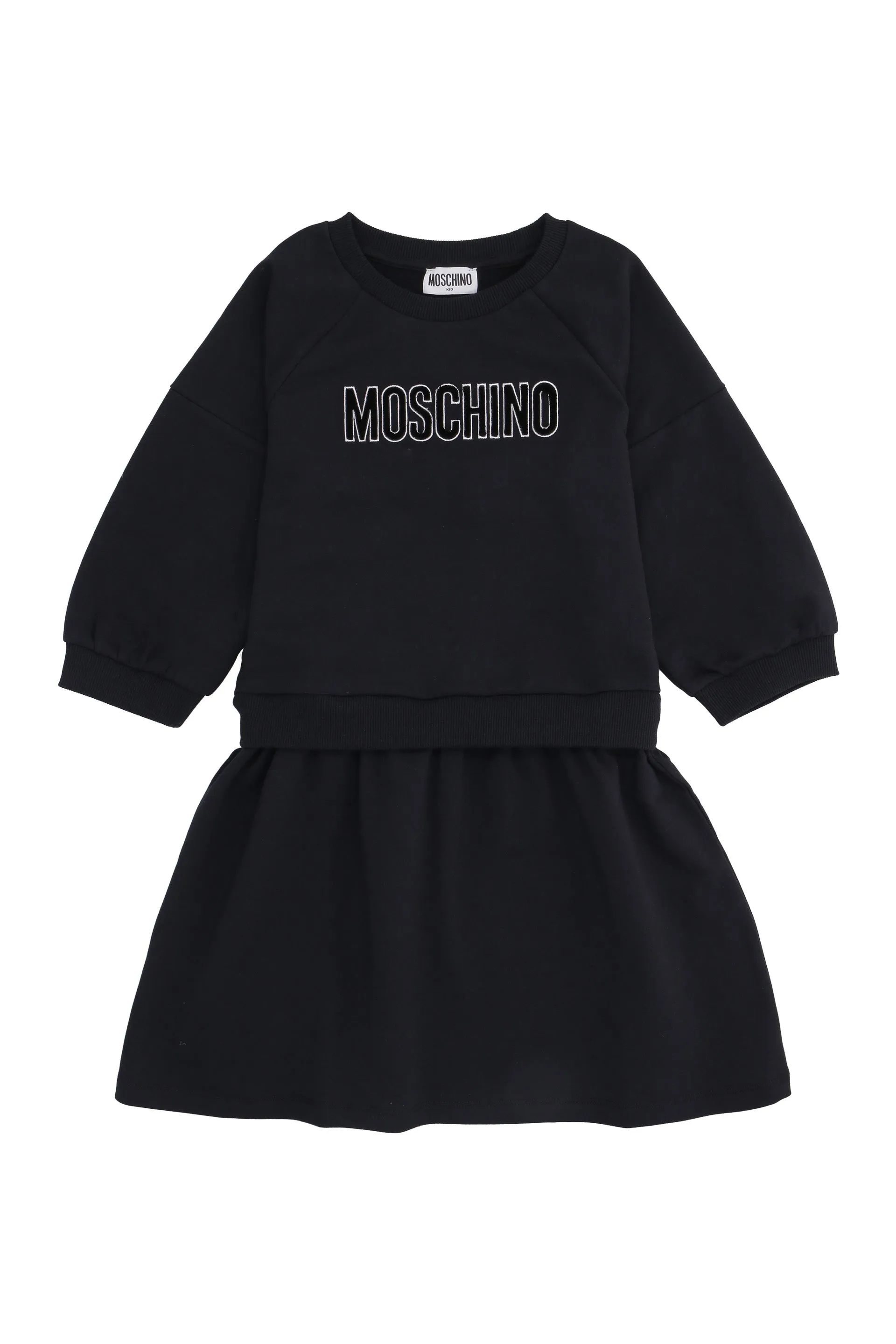 Moschino Kids Logo Detailed Dress