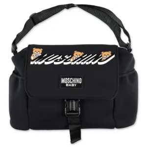 Moschino Kids Logo Print Baby Changing Bag