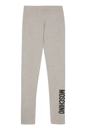 Moschino Kids Logo Print Leggings